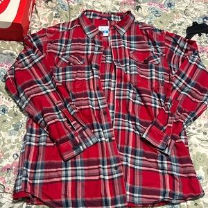 Columbia cotton flannel red xxl